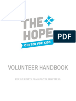 Hope Center Volunteer Manual 2017