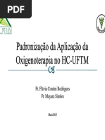 Padronização Do Uso Da Oxigenoterapia