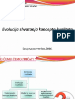 Evolucija Shvatanja Koncepta Kvaliteta