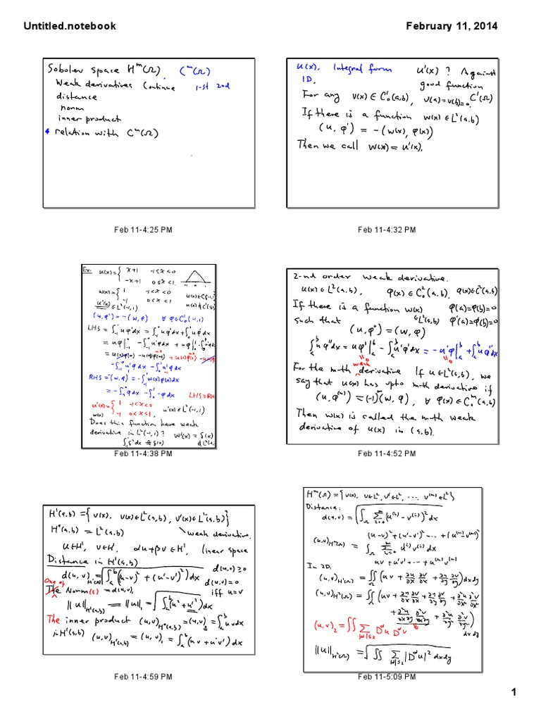 February 2014 Notebook Entries | PDF
