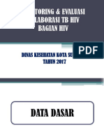 Monitoring & Evaluasi Kolaborasi Tb-hiv Kota Surabaya 2017 Bagian Hiv