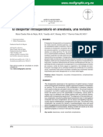 El despertar intraoperatorio en anestesia, una revisión - Rev Mex Anest 2011.pdf