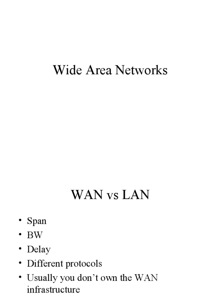 Understanding Wide Area Networks (WAN) | PDF | Asynchronous Transfer ...