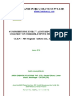 Steam Turbine Energy Audit Report