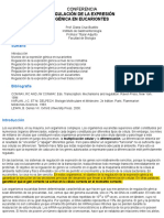 Regulación de La Expresión Génica