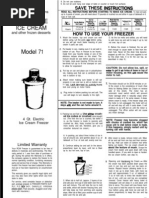 RCW Model 71 PDF Ice Cream Ice