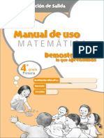 Manual Salida Matematica 4to Grado
