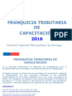 Uso de La Franquicia Tributaria 2016