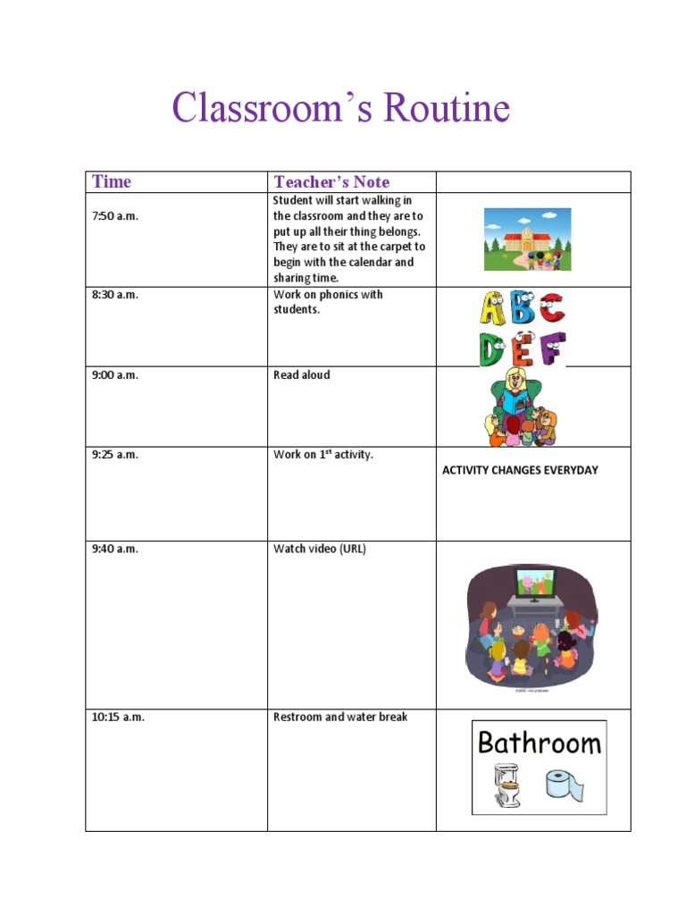 Routine | PDF
