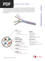 Siemon-Category6a Futp Cable International Spec-Sheet