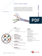 Siemon-Category6a Futp Cable International Spec-Sheet