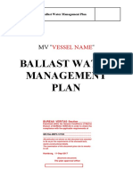 Ballast Water Management Plan-BV PDF