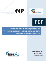 DNP 2008 Evaluación Cualitativa Programa Batuta