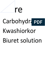 Fibre: Carbohydrates Kwashiorkor Biuret Solution