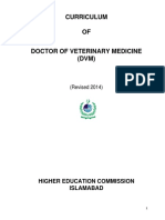 DVM Curriculum 2015 PDF