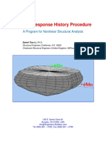 Seismic Response History Procedure: A Program For Nonlinear Structural Analysis