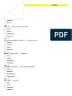 Test of Superlatives and Comparatives