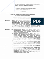 Perdirjen Listrik_556K_2014_Tata Cara Penomoran Dan Registrasi Sertifikat Di Bid Ketenagalistrikan