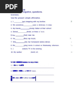 Elementary Present Simple Exercises