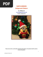 Santa Minion Amigurumi Pattern: By: Jamigurumi