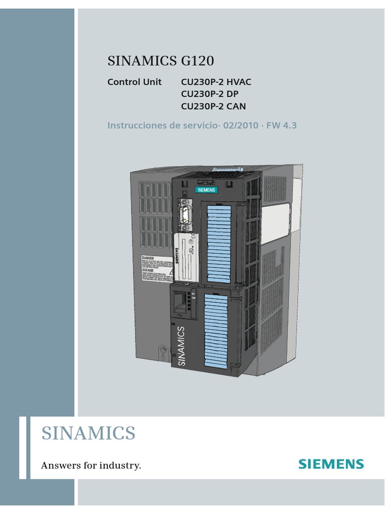 Control Units CU230P-2 Spanisch Es-ES | PDF | Software | Marca comercial