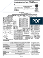 AP12 S Fv8 Fv8 02 2PW: Single Stage Regulator For Ultra High Purity