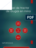 Papel de Tractor de Orugas en Mina