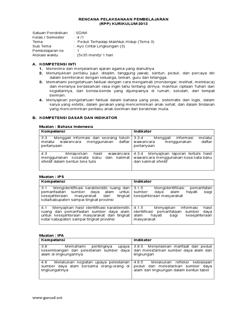 4 3 3 1 Ayo Cintai Lingkungan Doc