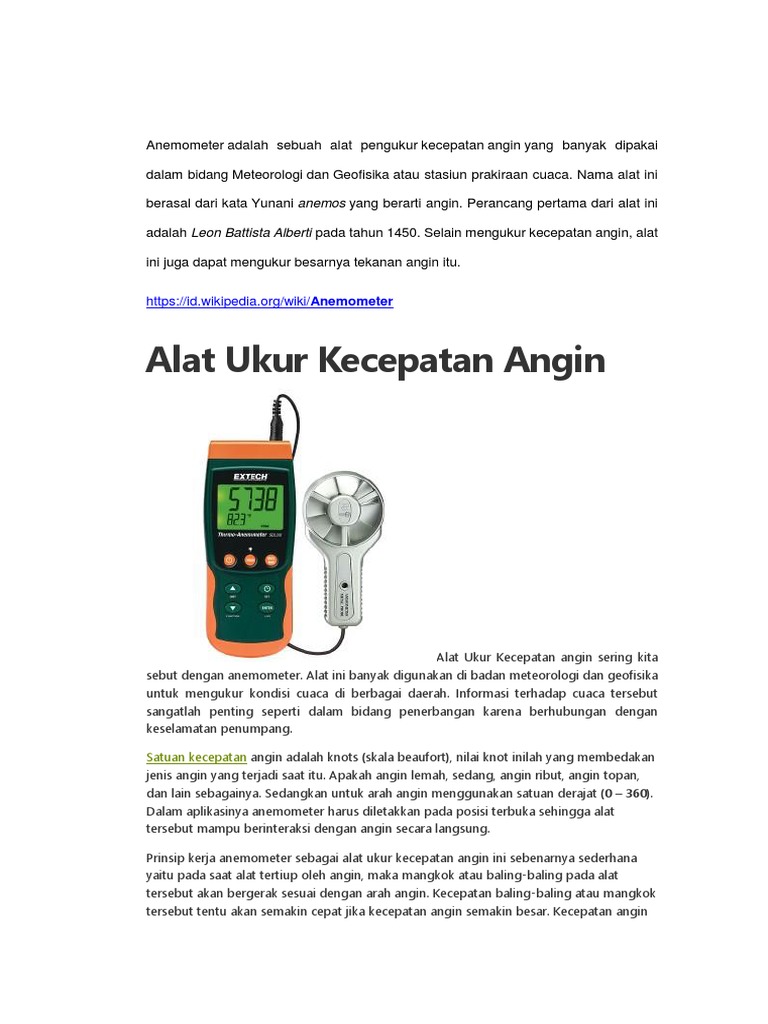 Anemometer PDF