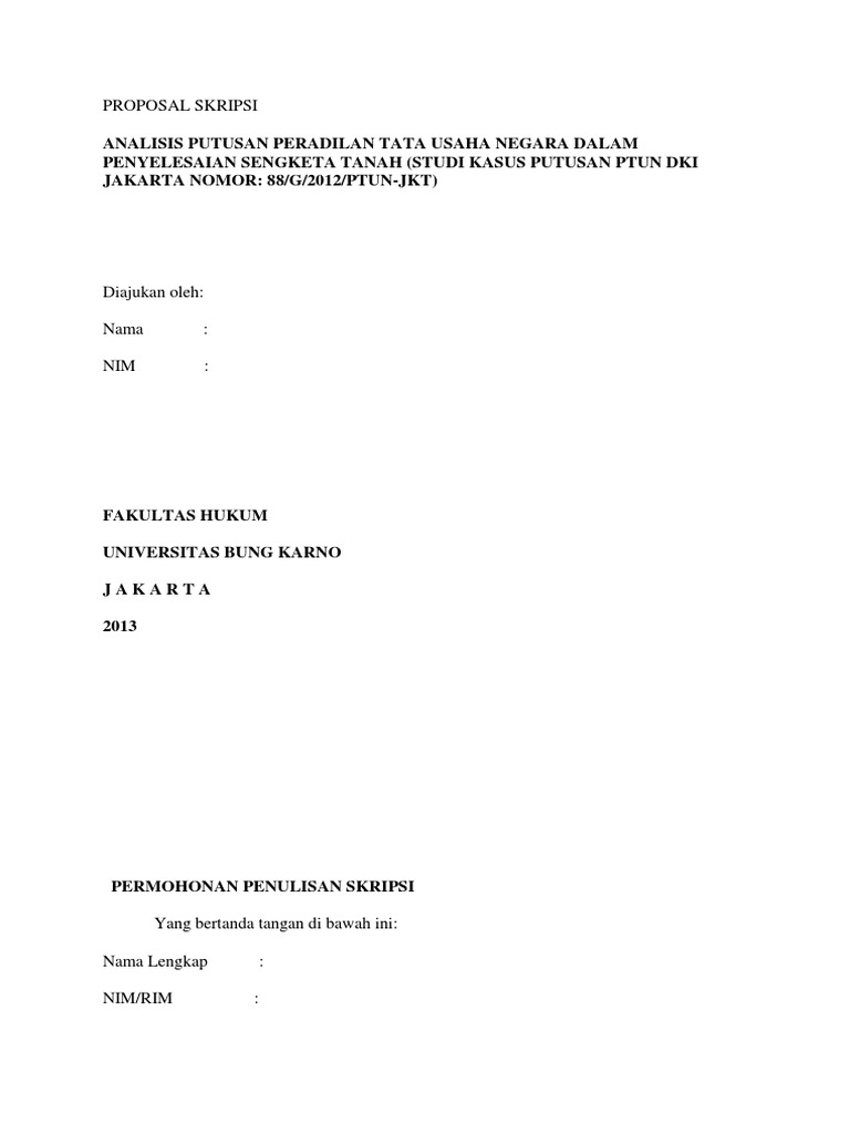 Proposal Skripsi
