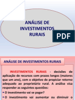Análise de Investimentos Rurais