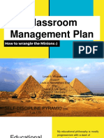 Classroom Management Plan