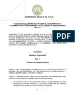 DOT Memorandum Circular No. 2012-02 National Tourism Standards