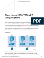 Cisco Nexus 2000_7000 VPC Design Options