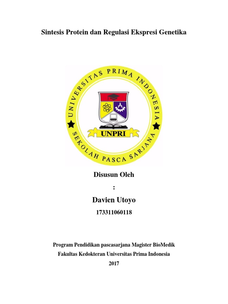Sintesis Protein Dan Regulasi Ekspresi Genetika | PDF