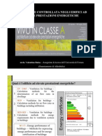 VENTILAZIONE CONTROLLATA NEGLI EDIFICI AD ELEVATE PRESTAZIONI ENERGETICHE 