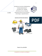 Equipos de Protección Personal en La Higiene y Seguridad Industrial