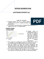 A Strategic Business Plan: Westward Exports LTD