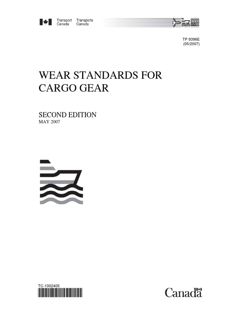 Wear Standard For Cargo Gear PDF Rope Wire
