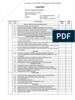 Lesson Plan: International Institute of Technology and Management (IITM), Murthal