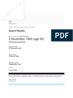 2 November 1965 (Age 52) : Search Results