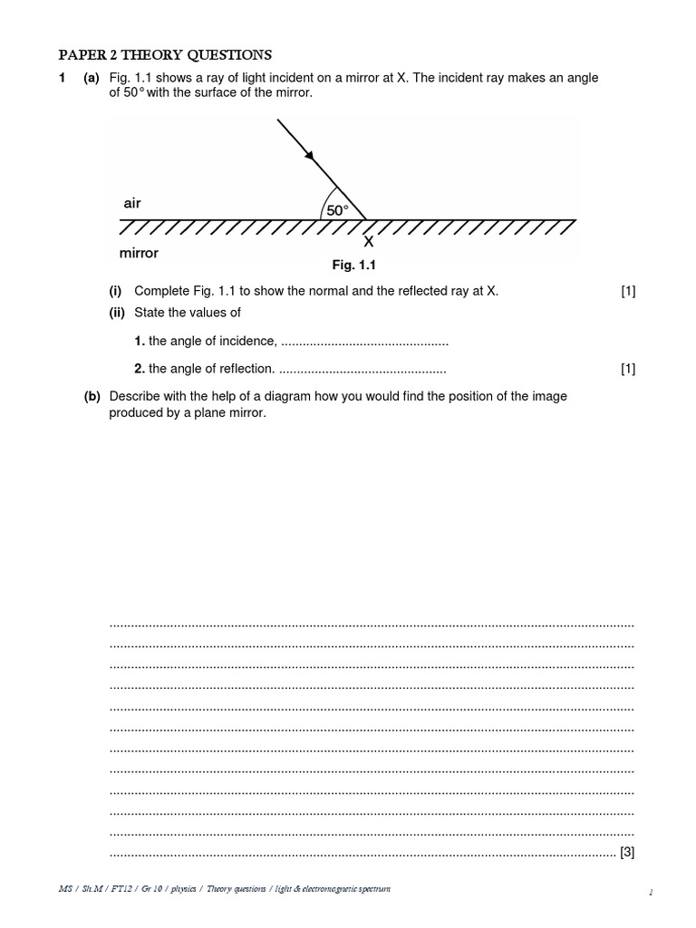 Physics S PDF Lens (Optics) Optics