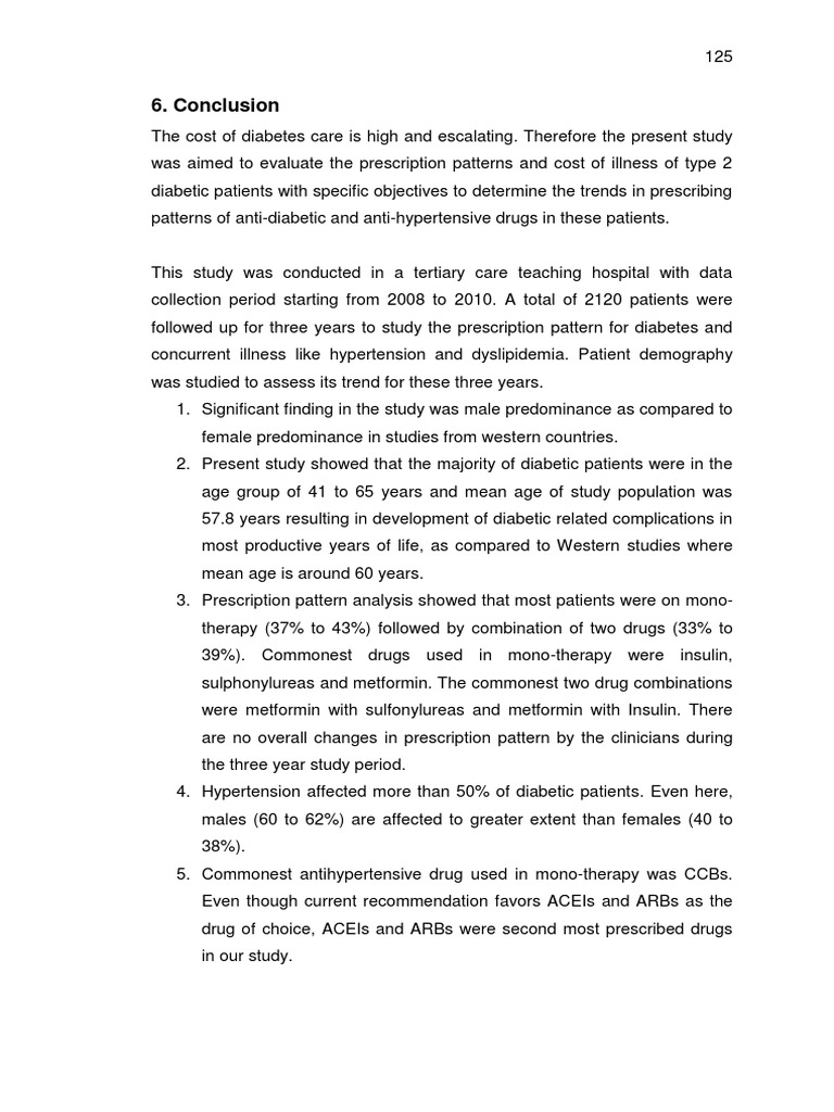 Conclusion on diabetes image