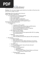 Biology 97 Extensive Study Guide