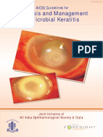 Diagnosis and Management of Microbial Keratitis: AIOS Guidelines For