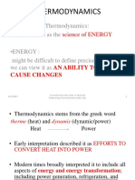 Thermodynamics Presentation