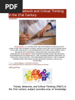 Trends, networks and critical thinking in the 21st century essay image