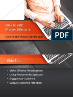 3018 Computer Technology Woman Powerpoint Template