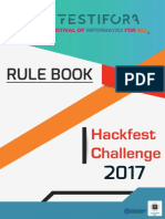 Rulebook - Hackathon in Festifora Challenge 2017