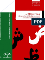 Los 200 Verbos Mas Usuales Del Arabe Marroqui PDF